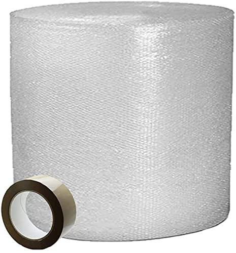 FitYo - Rouleau de Papier Bulles - Longueur : 50m X Largeur : 50cm + 1 adhésif de 66m X 48 mm Offert - Idéal Déménagement ou Expédition