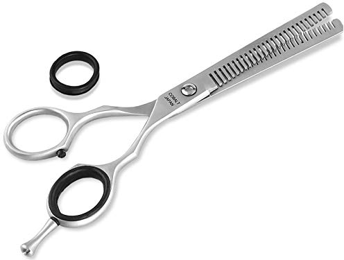 Profi Haarschere Friseurschere Effilierschere Modellierschere Edelstahl Rostfrei Haarschneideschere mit Scharfer Schneide für ein perfekten Haarschnitt (6 Zoll/15,24 cm, Effilierschere Professional)