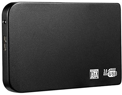 Dbtxwd Disco Rigido Mobile Esterno, Disco Rigido Esterno Portatile di Espansione USB 3.0 Archiviazione di Backup HDD per PC, Mac, Desktop, Laptop, Windows, Linux,Nero,500GB