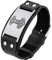 Bandmax verstellbare Manschette Armband für Männer und Jungen - Faux Leder Armband mit Porträt des Thors Hammer Wirking Amulett Armschmuck für Geburtstag oder Jahrestag