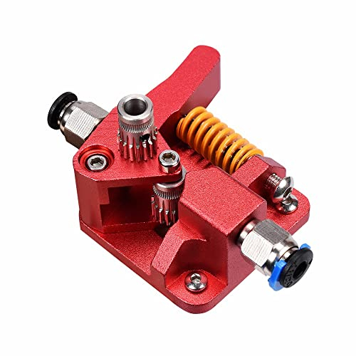 WINSINN Dual Gear Extruder, Ender 3 v2 Upgrade Motorwelle > 20 mm, kompatibel mit Ender 3 Pro CR10 Serie 3D-Drucker TPU-Filamentantriebszufuhr (Dual Connector)