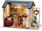 Kavolet Puppenhaus Miniatur mit Möbeln, DIY Realistische Mini 3D Holzhaus Zimmer Handwerk mit Möbel LED-Leuchten Geburtstagsgeschenk Valentinstag