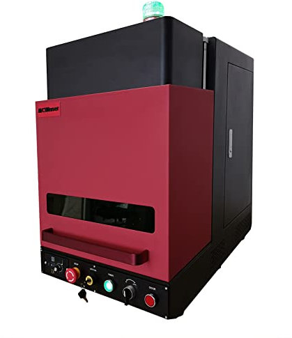 MCWlaser Raycus Enclosed Marqueur laser en fiber de verre 50W