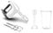 Batteur électrique Moulinex Prep'Mix+ HM461110 500 W Blanc