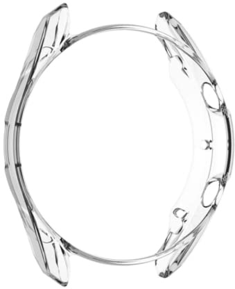 XoTek Schutzhülle Cover Case für Samsung Galaxy Watch 3 41mm / 45mm TPU + Schutzfolie (45mm, Transparent mit Schutzfolie)