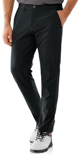 33,000ft Herren Golfhosen Atmungsaktiv Stretch Leicht mit 5 Taschen | UPF50+, Schnelltrocknend, 4-Wege-Stretch, Weich, mit Tee-Halter, für Golfen Casual Arbeit