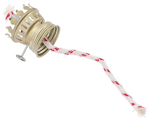 Uonlytech Petroleumlampe Öllampe Schornsteinhalter Öllampe Ersatz Brenner Licht Dochte Ersatz Brenner Lampe Ersatz