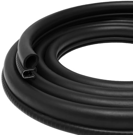Storystore Automotive Door Weather Stripping 32.8Ft Car Door Rubber Edge Trim Seal Strip Gasket with Side Car Door Seal for Bus Camper Boat RV Truck Doors