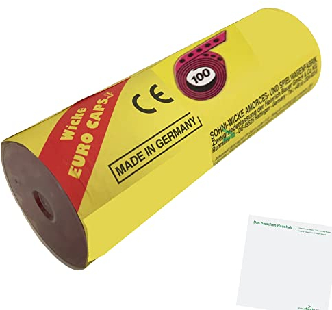 usy 1000 Schuss Munition Blisterrolle für Wicke Euro Caps Revolver (10x100 Schuss Rollen) Block