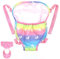 HEAWAA Baby-Puppenträger-Set, tragbare Aufbewahrungstasche, Rucksack, Puppenzubehör mit gepunkteten Windel-Lätzchen für 45,7 cm (18 Zoll) Babypuppen (Puppe nicht im Lieferumfang enthalten)