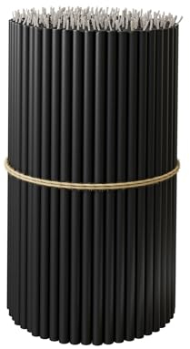 Velas de cera de abeja pura para el hogar: 50 velas candelabro delgadas y altas, completamente naturales, para oraciones en la iglesia, pastel de cumpleaños y Adviento de Navidad