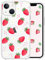 Cute Strawberry Case for iPhone 14 6.1 Inch with kawaii Little Daisy Design,Clear Slim Soft TPU Shockproof Protective Cover Compatible with iPhone 14 for Women Girls Kids