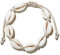 Only faith Bracelet de cheville réglable tissé en coquillages naturels de mer pour la plage et l'été Bracelet en tissu avec escargots de cheville pour femme Fait à la main, Standard