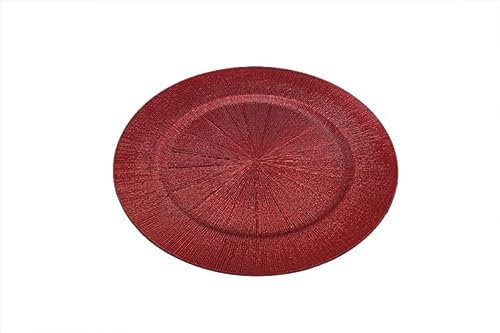 Nataluna L. 22FS004 SOTTOPIATTO 33cm Rosso, Come da Foto
