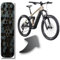 Designfolie für E-Bike Akkucover für CUBE Stereo | Reaction Hybrid Modelle, Rahmenschutz eBike, Fahrrad Aufkleber, Bike Sticker (Cube Abdeckung 20-04377, 21-11463, 20-01818, Grey ´n´Black Honeycombs)