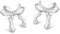 LANBEIDE Schleifen Ohrringe Silber, Bow Earrings Schleifen Ohrstecker Aus Sterlingsilber Für Damen Schmuck Geschenke