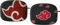 PBNDJVG 2 Stück Hülle Anime Kompatibel mit AirPods Pro Hülle, Akatsuki Schutzhülle mit Niedliche 3D Cartoon Cool Muster Schutz Case Weiches Silikon Stoßfeste Cover für Mädchen Frau, 06