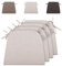 RUIXUAN Stuhlkissen 43 * 41cm Sitzkissen Stuhlauflage Outdoor Gartenstuhlkissen Sitzpolster Auflage für Rattanstühle Outdoor Stuhlkissen mit Bändern (beige-4pcs)