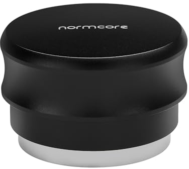 Normcore 51mm Coffee Tamper, Espresso Palm Tamper Built-In 30lb Spring with Stainless Steel Flat Base, Barista Espresso Press Tamper Compatible with 51mm Delonghi Dedica & La Specialista Portafilter
