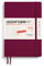 LEUCHTTURM1917 370508 Wochenkalender & Notizbuch Medium (A5) 2025, Softcover, Port Red, Deutsch