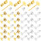 Teaaha 600 Stück Ohrstecker Rohlinge, Edelstahl Ohrringe Rohlinge, Flach Pad Ohrring Verschluss, DIY Ohrstecker Selber Machen, Ohrring Rücken für Schmuckherstellung (Silber, Gold)