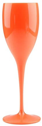 KXQYIKYI Vasos para Beber Copa de Vino Tinto Alta de plástico Copa de champán Alta (Color: Naranja)