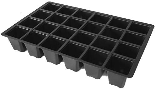 Vacapot 24 Cell Seed Trays - 10 Packs of Black Inserts