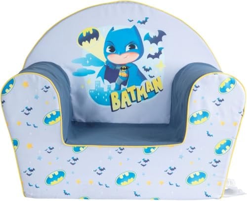 Tataway DC Comics Batman Sessel für Kinder — bequem und sicher — perfekt für Kinderzimmer und Spielecken