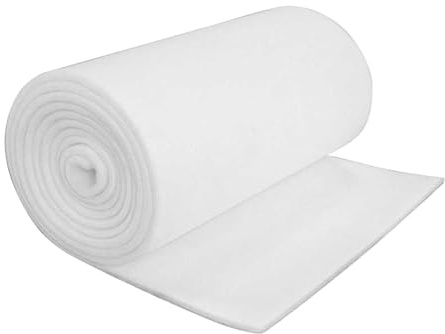 CZXMD Rollos Filtro Aire, Filtros Aire Acondicionado Recortables, AlgodóN Filtrante para Rejillas VentilacióN, 1 X 20 m (3.3 X 65.6 ft), Aptos para Suelos, Techos y Paredes(Size:Thick 10mm/0.4in)