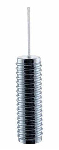 Chrome Coil Style Bathroom Pull Cord Handle - Brand New Replacement for Lights