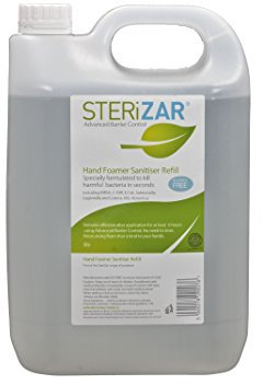 Sterizar SZRFR5LT Alcohol-Free Hospital Grade Antibacterial Hand Foam Sanitiser - 5 Litre