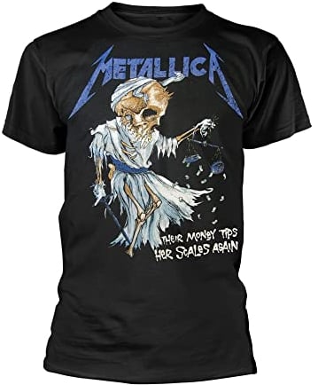 Metallica Tip Scales Männer T-Shirt schwarz L 100% Baumwolle Band-Merch, Bands