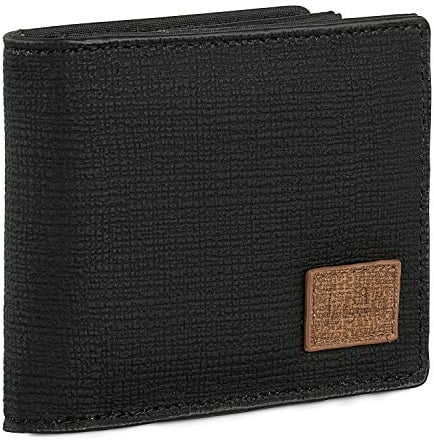 Lois - Portmonee Jungen Teenager, Geldbeutel Jugendliche Jungen, Portemonnaie Stoff, Geldbeutel Jungen, Portemonnaie Jungen Teenager - Robust & Stylisch, Schwarz