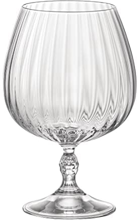 NO MANUFACTURER 93995 Set 6 Calici Liquore Cognac in Vetro America' 20s 65 cl Bormioli