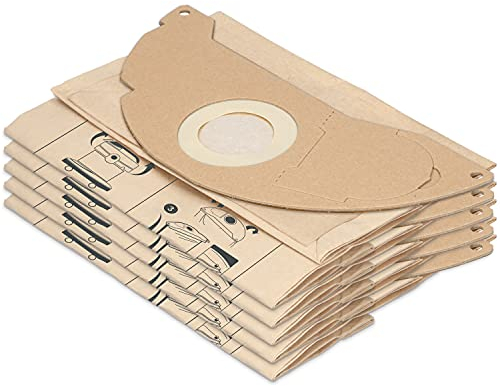 McFilter I 10 Staubsaugerbeutel kompatibel mit Kärcher Staubsauger A2003, A2004, A2014 CarVac, A2024 PT, A2054 ME, A2064 PT, A2704 PT, Beutel für Mehrzwecksauger, Nass- Trockensauger