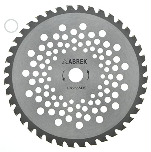 ABREK 40 DENTI - 255 MM - DISCO PROFESSIONALE AL TUNGSTENO/DECESPUGLIATORE TAGLIO RAMI TRONCHETTI