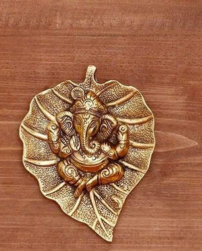 Ganesha-Statue, aus Metall, Ganesha, Wandbehang, Navratri, Geschenk, Heimdekoration, Kunst