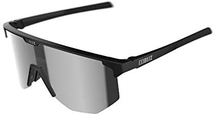 Bliz Damen, Herren Sonnenbrille Hero matt Black-Silver Mirror Einheitsgröße