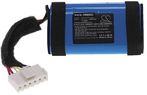 vhbw 1x Batterie Compatible avec JBL Charge 5, Charge Essential 2, CHARGE5BLUAM Haut-parleurs, Enceintes portatives (10000mAh, 3,7V, Li-ION)