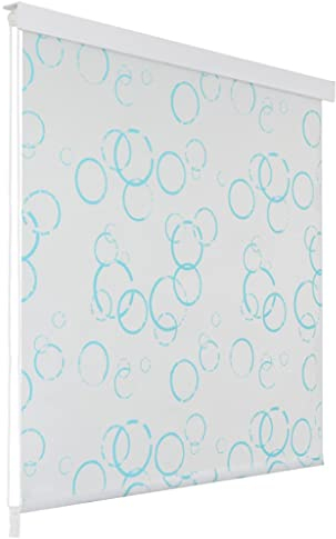 INLIFE Duschrollo 100 x 240 cm Blasenmuster