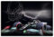 ARTLAND Wanddeko Leinwand Bilder Wandbild 90x60 cm Formel 1 AMG Mercedes Lewis Hamilton Rennauto Motorsport U4LB