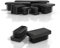 PD® Bouchons à lamelles 30x15 mm pour Tube carré | Embouts rectangulaires PE | Bouchon Pied de Chaise | Bouchon Tube Carré pour Tubes Métalliques, Chaises, Canapés, Tables et étagères | 20 pcs.