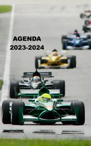 AGENDA 2023 2024: AGENDA SCOLAIRE 2023 2024: voiture F1 luxe - Planificateur journalier 1 page par jour - Organiseur scolaire de septembre 2023 à ... pour étudiants, collège, Lycée - Format A5