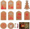 Weihnachten Nussknacker Figur, 12cm Holz Soldat, 5Pcs Figuren Deko Klein für Weihnachtsdekoration Weihnachtsschmuck Christmas Decorations