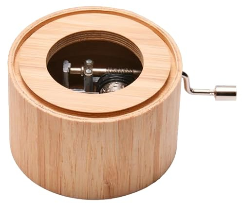 Spieluhr aus Bambus mit dem Kinderlied: Ein Vogel wollte Hochzeit machen (Vogelhochzeit) - music box von Kurbelwerk green-line, Classic-Edition, gerahmt