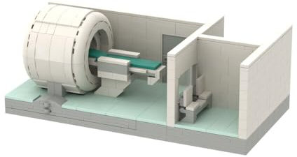 ZITIANYOUBUILD Magnetresonanz-Scanner-Modell, Lernspielzeug, Konstruktionsspielzeug, 520 Teile, MOC Baugeschenk für Kinder ab 18 Jahren