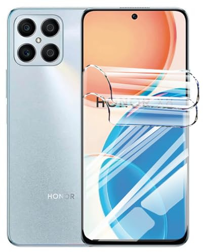 TMahhbid 2 piezas Película de Hidrogel para Honor X8 4G (6.7 Pulgadas) | Protector de Pantalla de TPU Suave, HD Anti-Arañazo, Sin Burbujas Película Protectora
