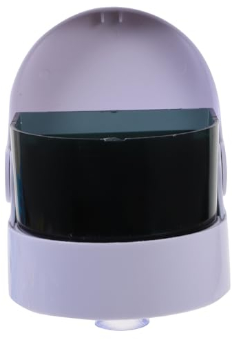 HOMSFOU Münze Prothesenbad oben unten Prothese Tabletten Kavitationsmaschine falsche Zähne Klebstoffe für Zahnprothesen Furniere formbar Ersatz Schmuck Mini Waschmaschine Weiß