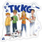 Spreadshirt TKKG Junior Logo Mit Der Bande Und Pfoten Sticker, max. 10x10 cm, 10 x 10 cm, Weiß glänzend