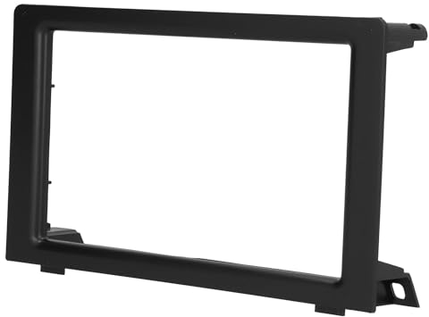 LUISAS Rahmen Radio Display Panel Dekorativer Rahmen für Saab 9‑3 2007‑2010,Stereo Rahmen Platte Adapter Navigation Panel Rahmen